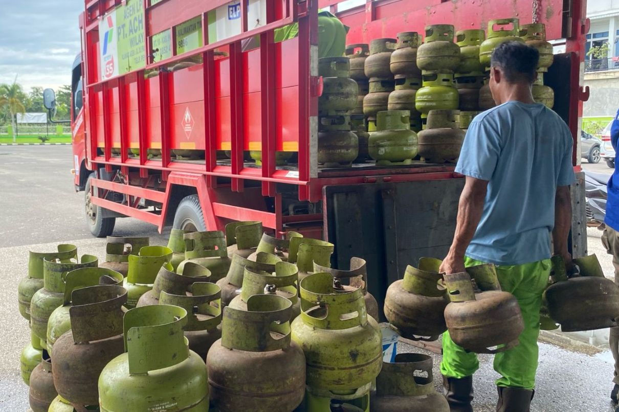 LPG 3 Kilogram Langka di Bontang, Harga Tembus Rp35 Ribu per Tabung