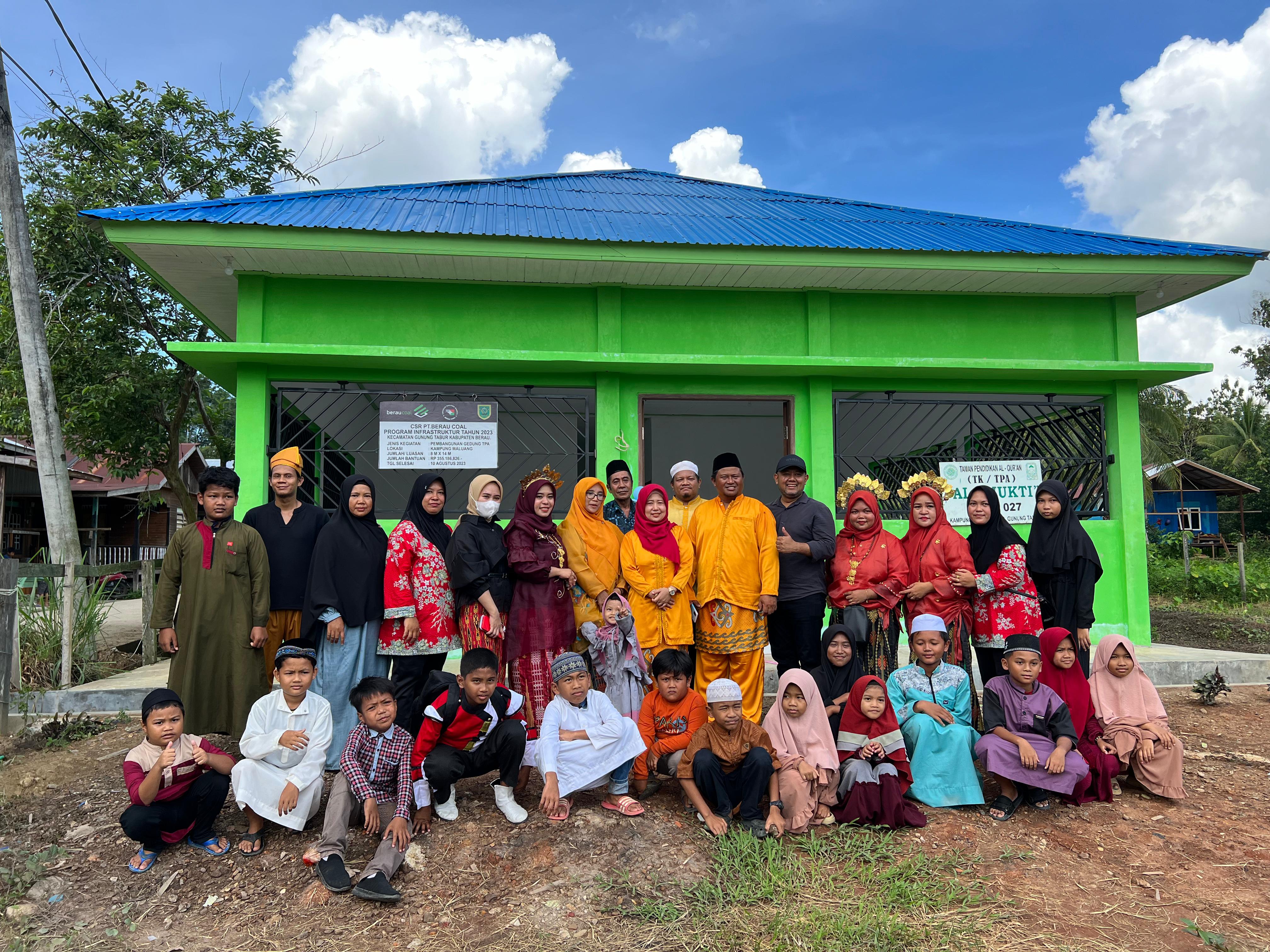 Berau Coal Hadirkan Fasilitas Pendidikan Agama di Kampung Maluang