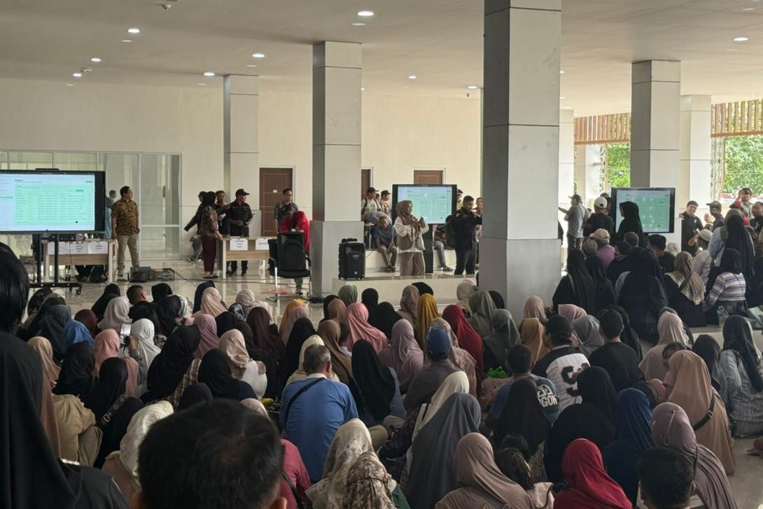 Pengundian Lapak Rampung, Pedagang Mulai Tempati Pasar Tangga Arung Square