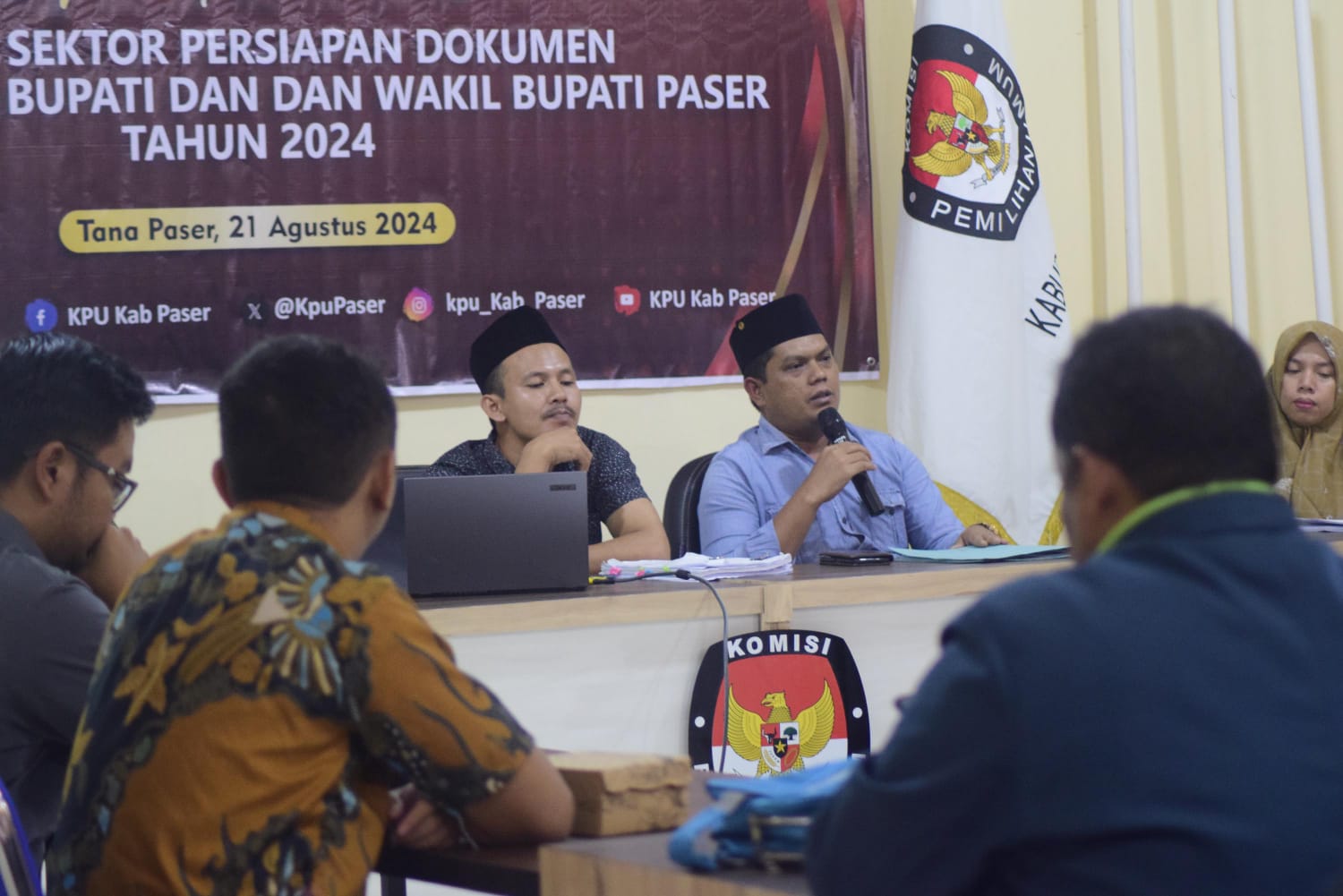 Jelang Pendaftaran Paslon, KPU Paser Gelar Rakor Lintas Sektoral terkait Syarat Calon