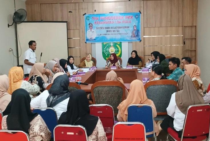 PKK Loa Kulu Gelar Rapat, Pilih Perwakilan Ikuti Lomba Gerak PKK Kukar 2025