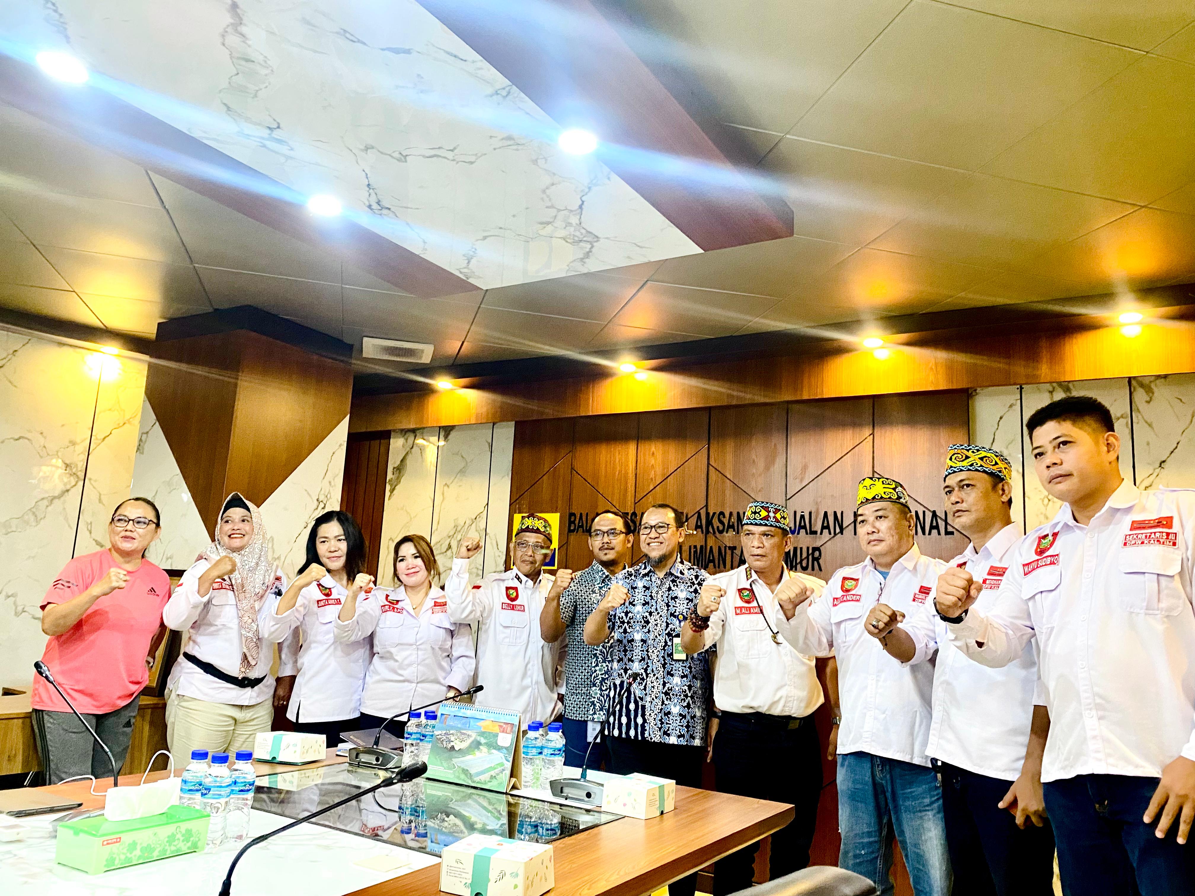 LMAKB Silaturahmi ke Kantor PUPR Kaltim, Bahas Pembangunan IKN dan Balikpapan