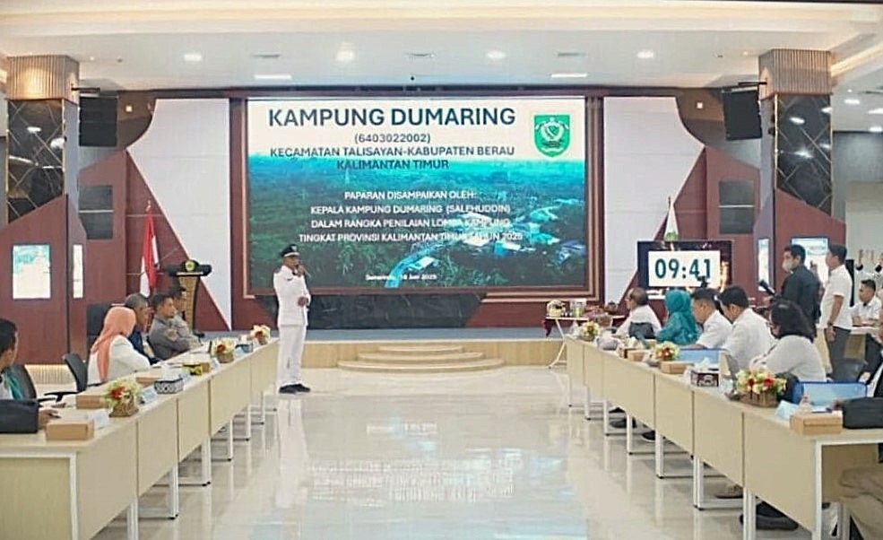 Kampung Dumaring Tembus 3 Besar Lomba Desa Kaltim, Bupati Sri Optimis Juara