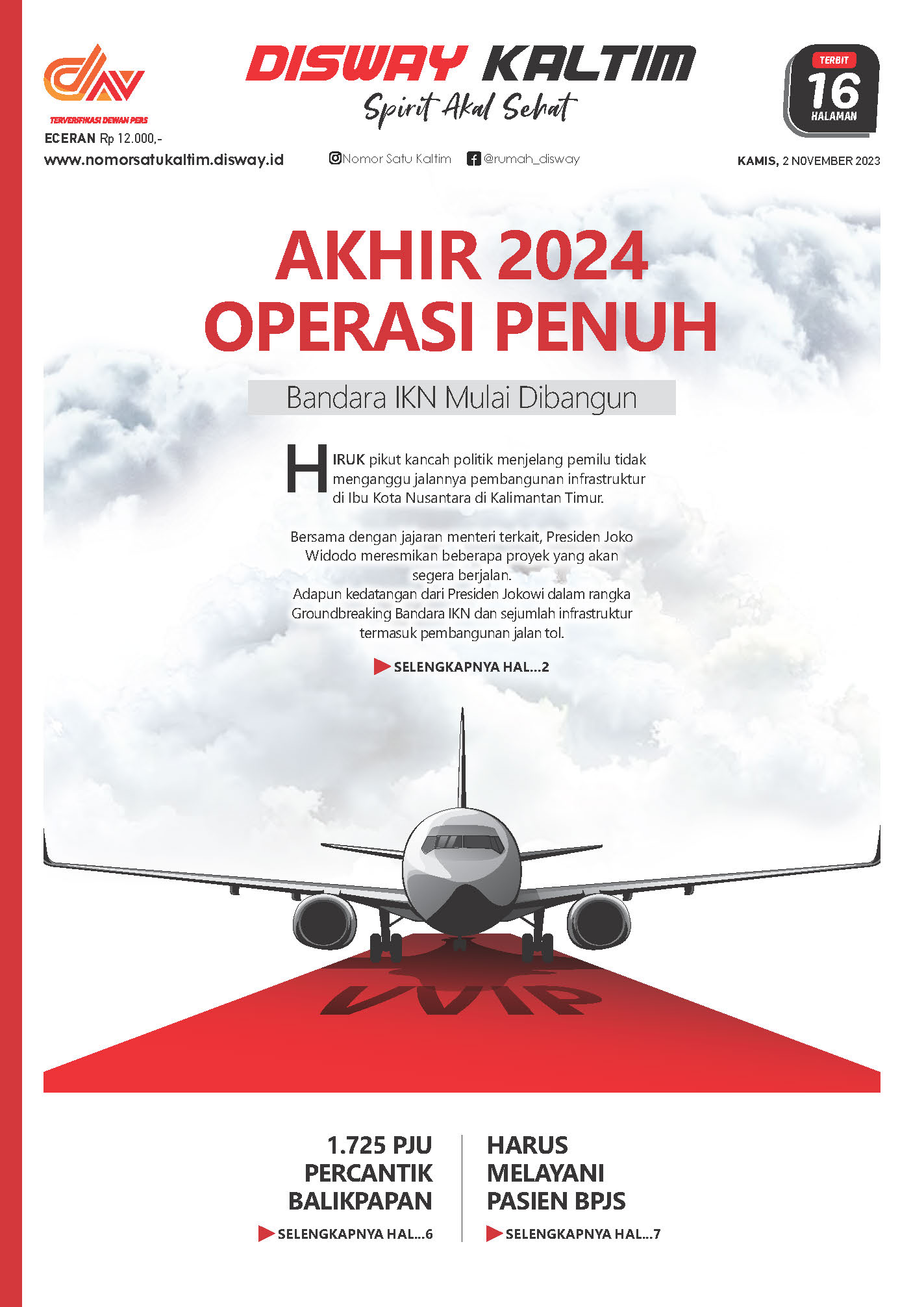 Akhir 2024 Operasi Penuh, 02-11-23