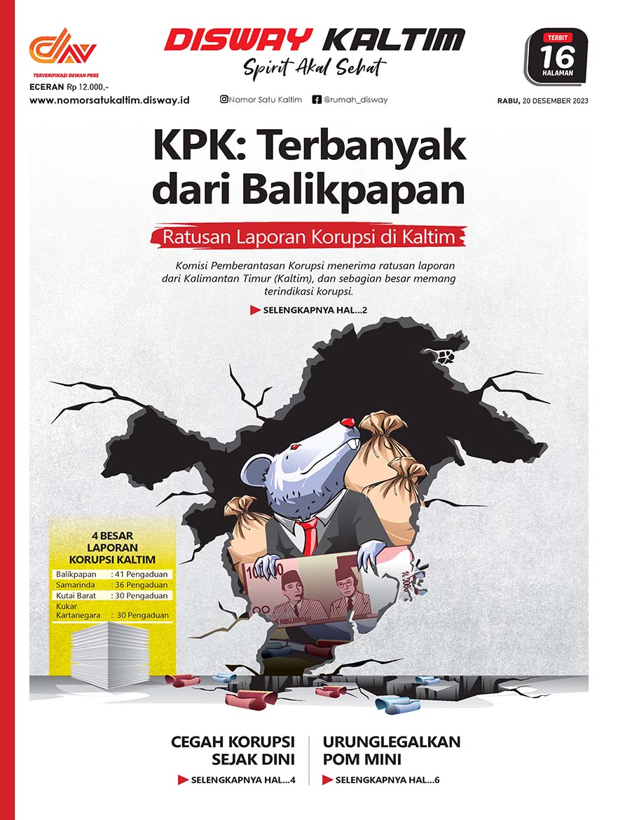 KPK: Terbanyak dari Balikpapan, 20-12-23