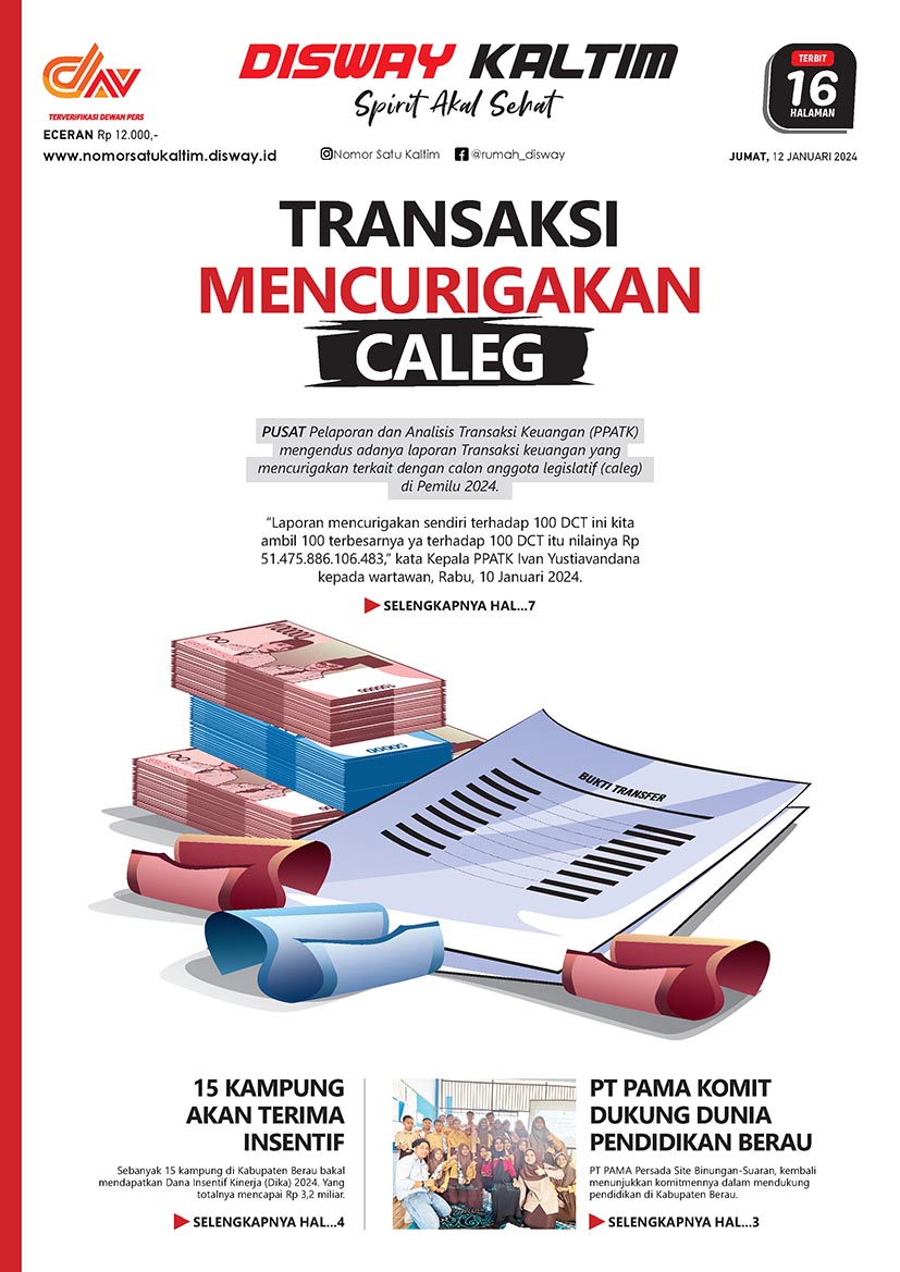 Transaksi Mencurigakan Caleg, 12-01-24