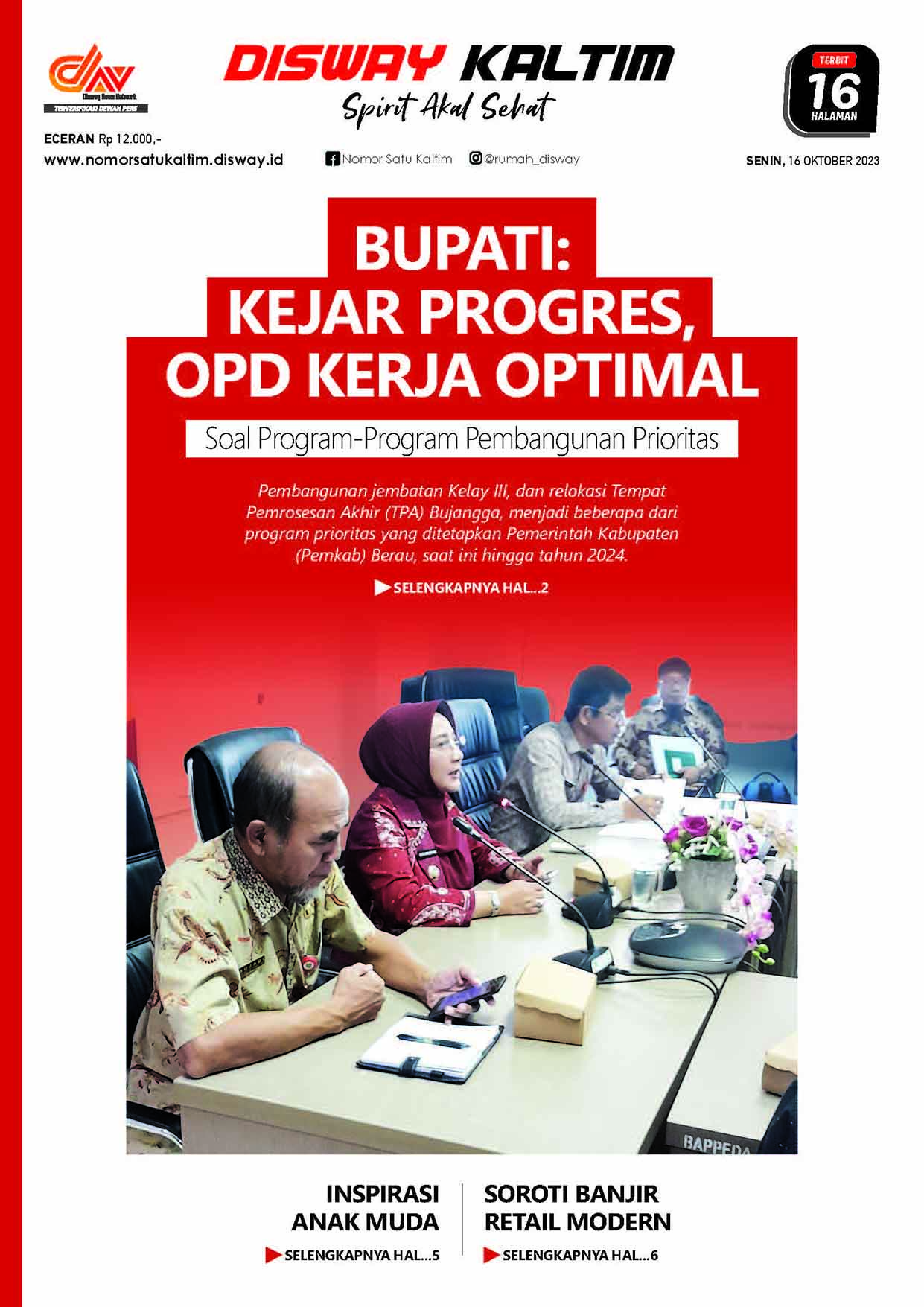 Bupati: Kejar Progres, OPD Kerja Optimal