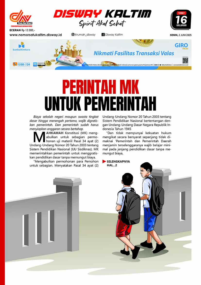 Perintah MK untuk Pemerintah - 02-06-25