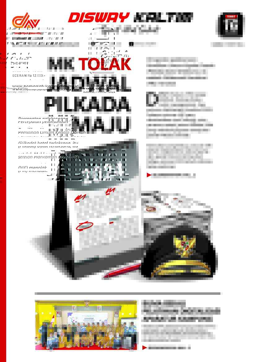 MK Tolak Jadwal Pilkada Maju - 07-03-24