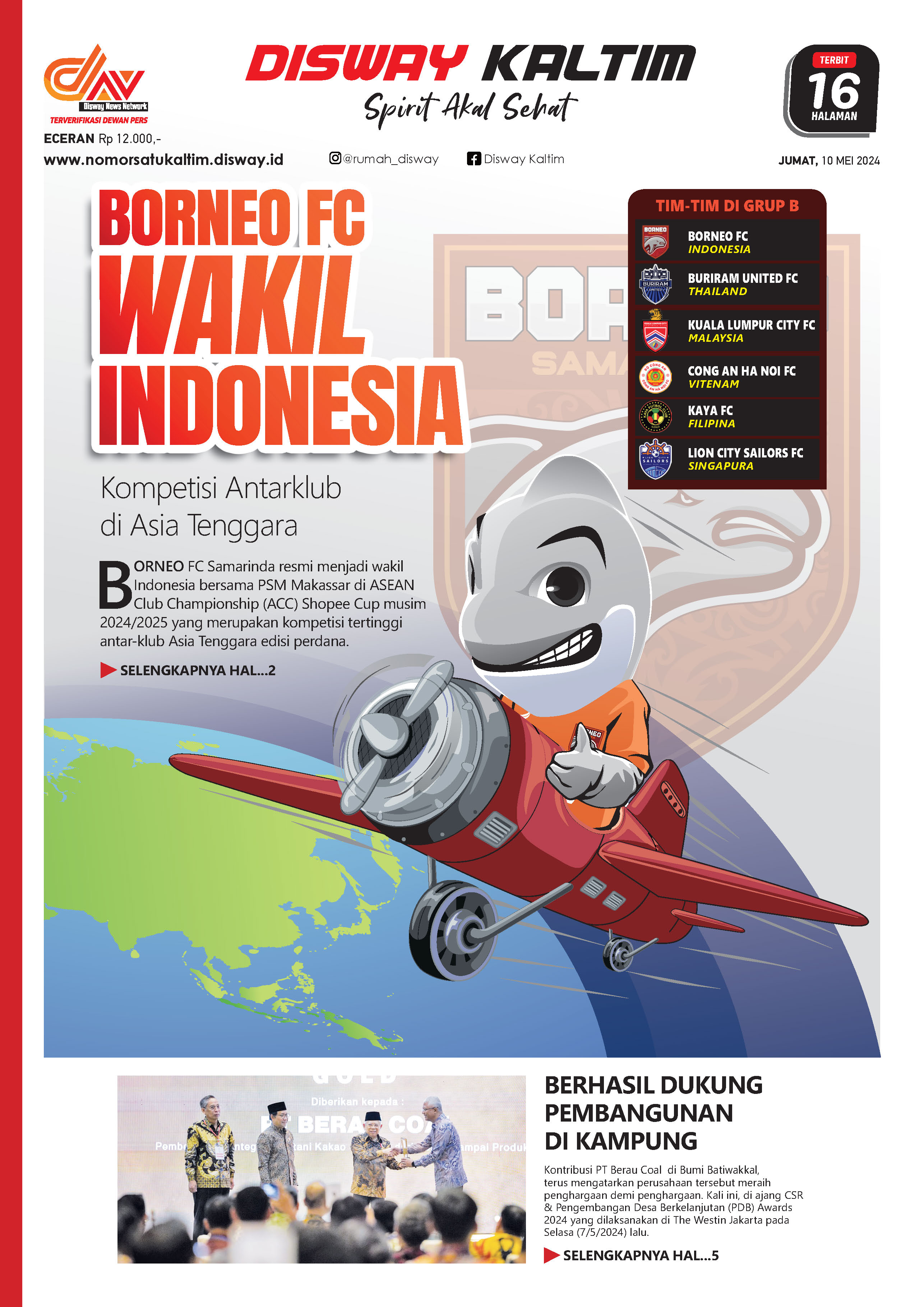 BORNEO FC Wakil Indonesia - 10-05-24