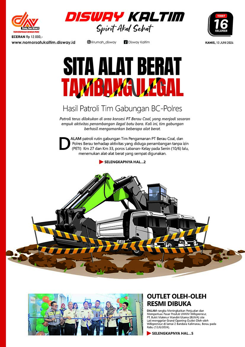 Sita Alat Berat Tambang Ilegal - 13-06-2