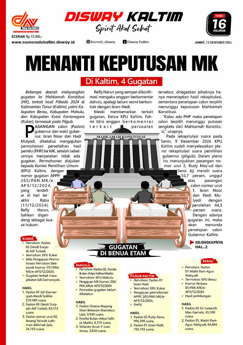 Menanti Keputusan MK - 13-12-24