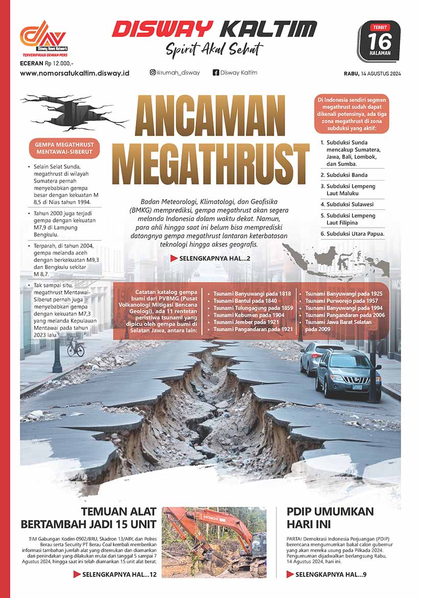 Ancaman Megathrust - 14-08-24