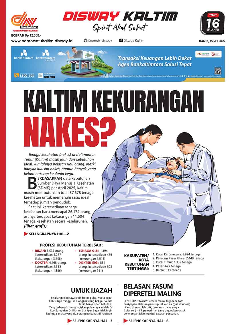 Kaltim Kekurangan Nakes - 15-05-25