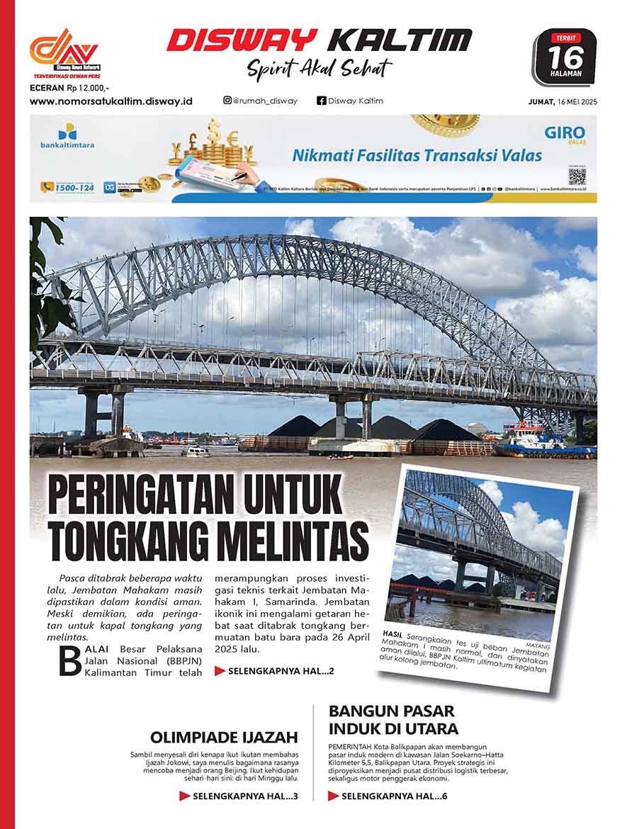 Peringatan untuk Tongkang Melintas - 16-