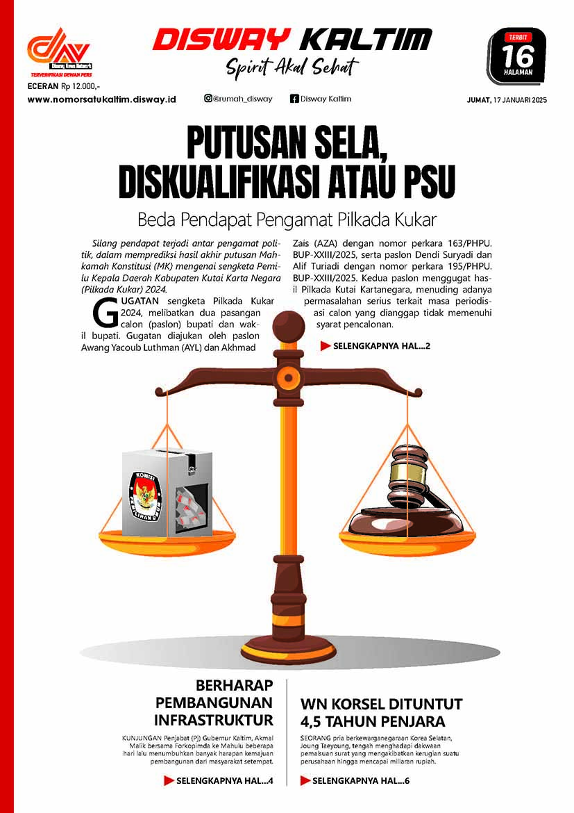 Putusan Sela, Diskualifikasi atau PSU - 