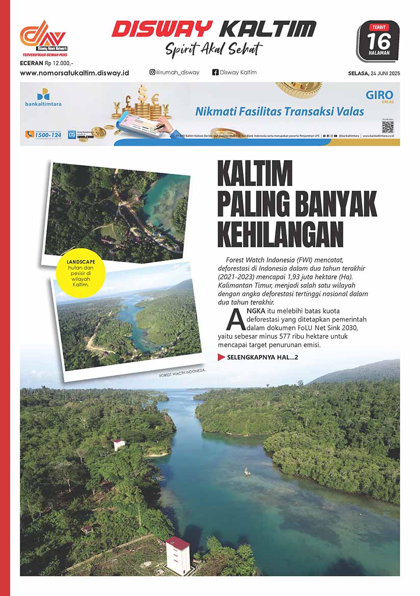 Kaltim Paling Banyak Kehilangan - 24-06-