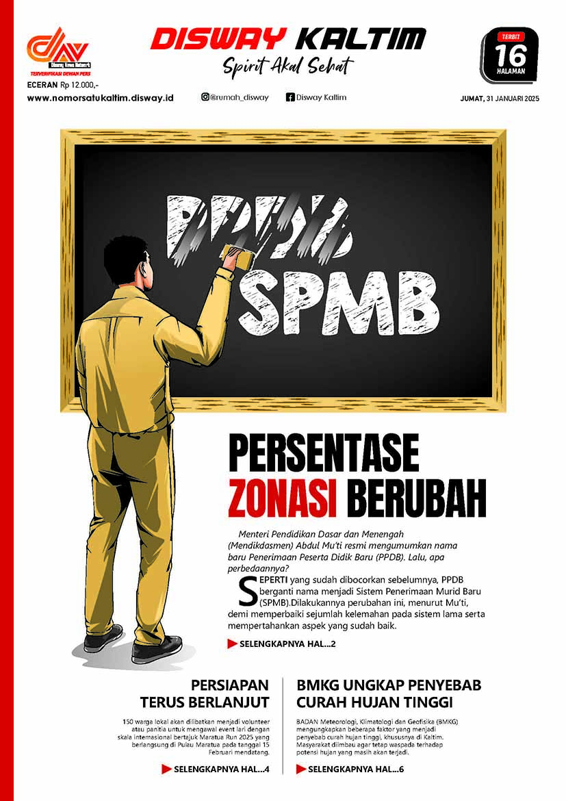 Persentase Zonasi Berubah - 31-01-25