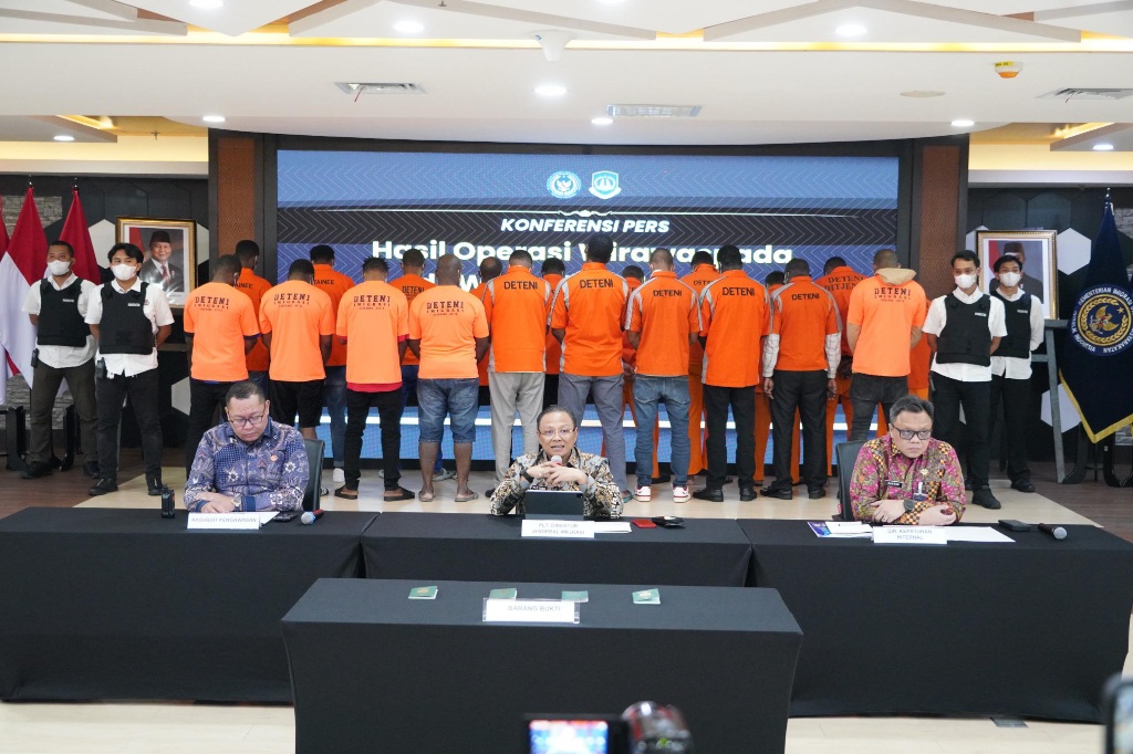 Ratusan WNA Terciduk dalam Operasi Wira Waspada, Diduga Lakukan Pelanggaran Keimigrasian