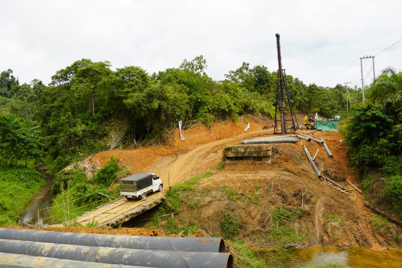 Pembangunan Jembatan Sungai Sangar Paser Telan Anggaran Rp 19,6 Miliar