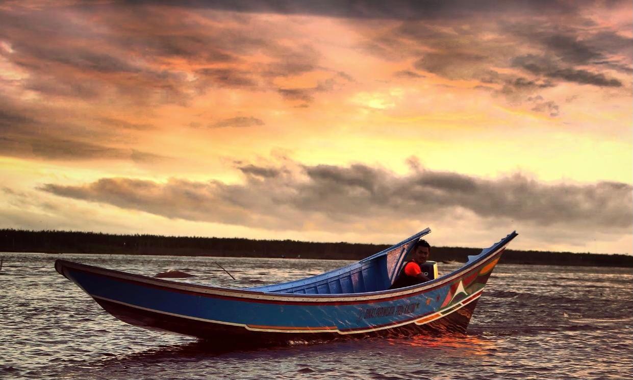 Danau Semayang di Kukar Ramai Dikunjungi ketika Libur Lebaran