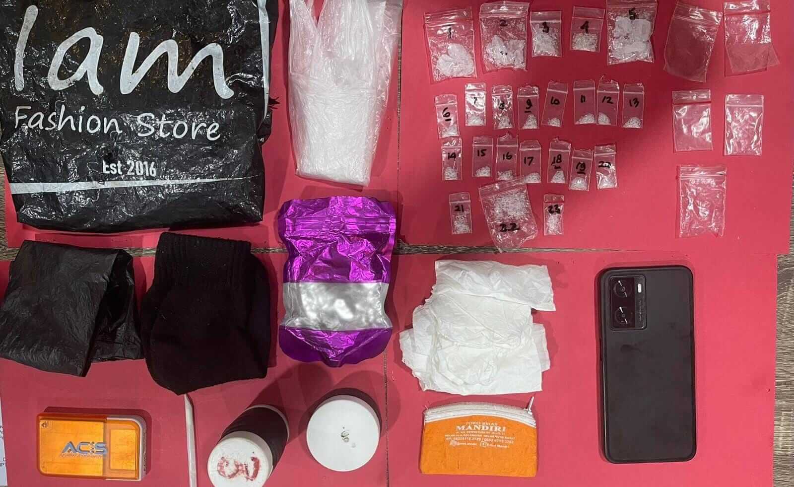 Polisi Ungkap Peredaran Narkotika di Kutai Barat, Gagalkan Peredaran 23 Poket Sabu