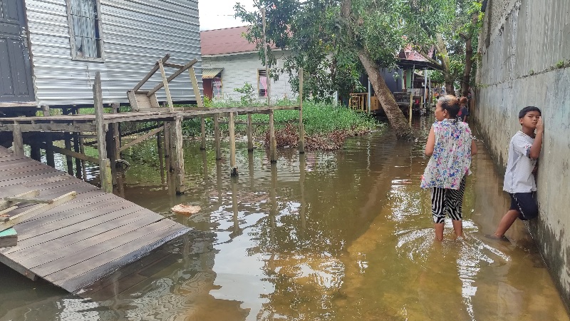 BPBD Samarinda Buka Dapur Umum untuk Warga Terdampak Banjir di Sempaja Timur