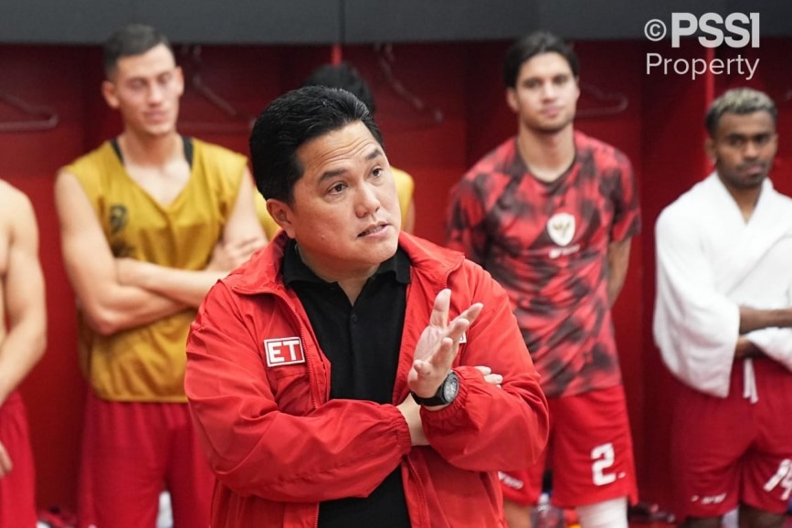 Erick Thohir Tetap Evaluasi Shin Tae-yong Meski Timnas Indonesia Menang atas Arab Saudi