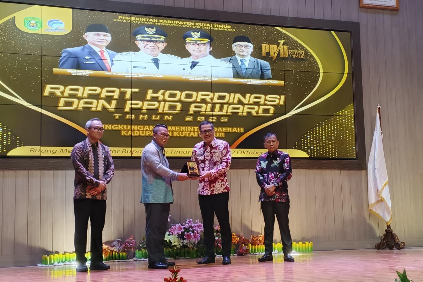 Kutim Gelar PPID Award, RSUD Kudungga dan Disdikbud Raih Nilai Sempurna