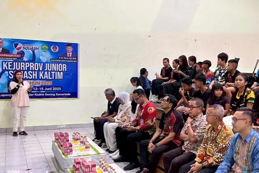Kejurprov Junior Squash Kaltim Resmi Digelar, 5 Kontingen Kabupaten/Kota Turut Berpartisipasi