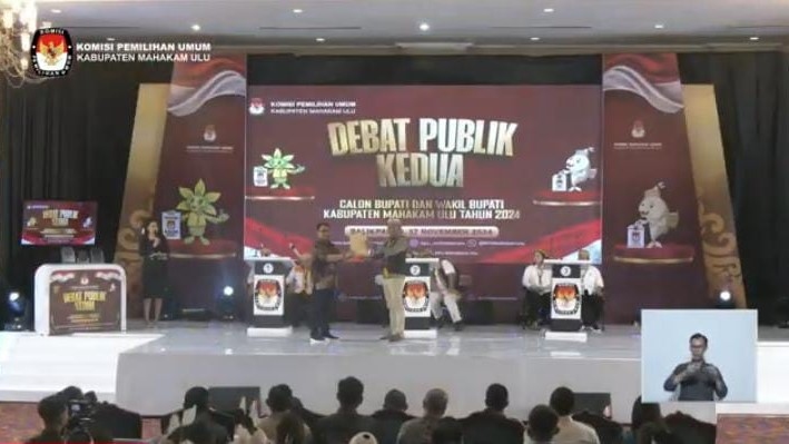 Digelar di Balikpapan, Debat Kedua Pilkada Mahulu Berlangsung Sukses