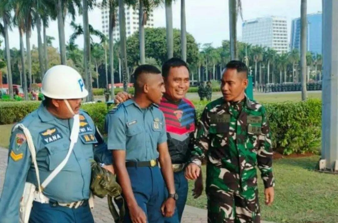 Viral Cosplay jadi TNI AL di Monas, Seorang Pria Langsung Diamankan Pihak Berwajib