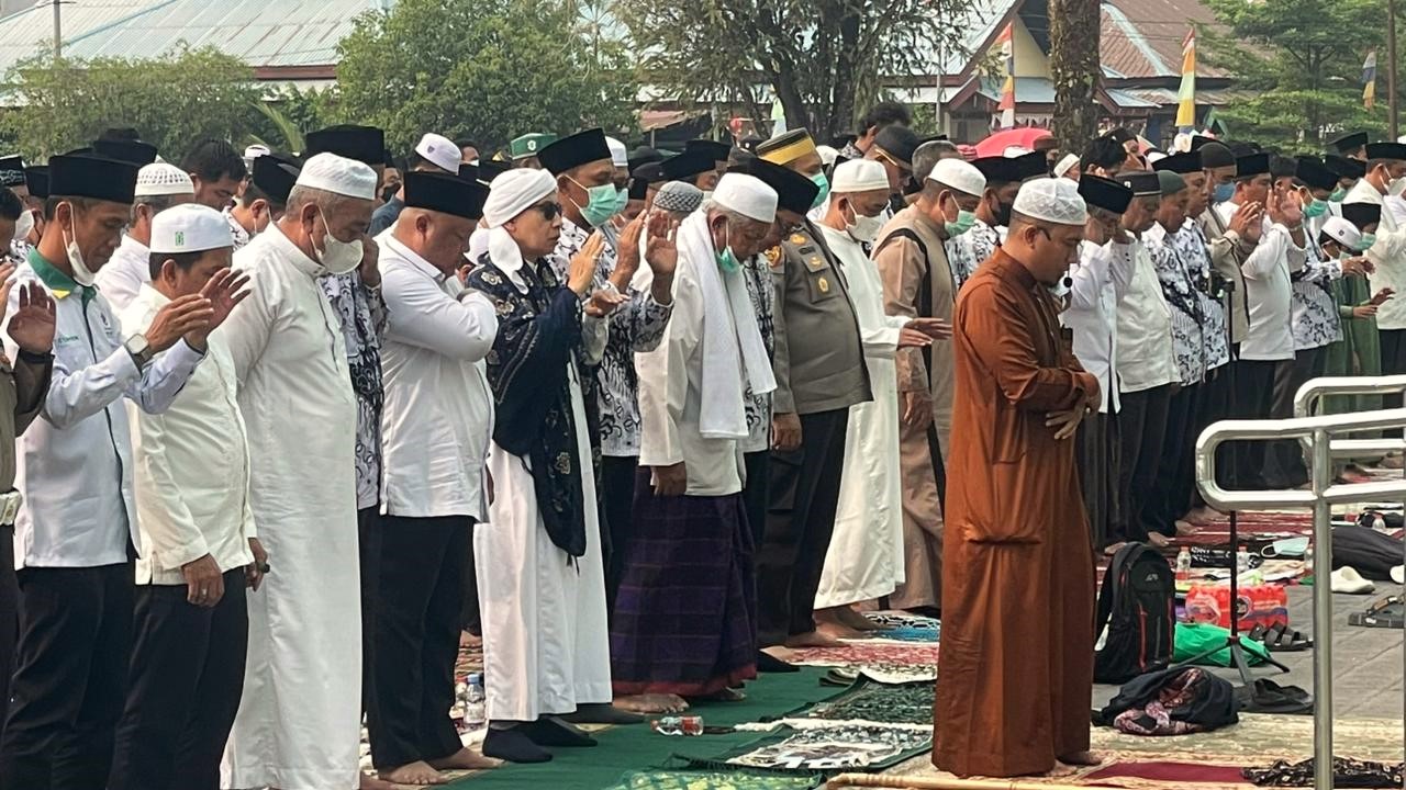 Khidmat Salat Istisqa Ketiga di Berau, Gamalis: Tidak Boleh Lelah Kita Bermohon
