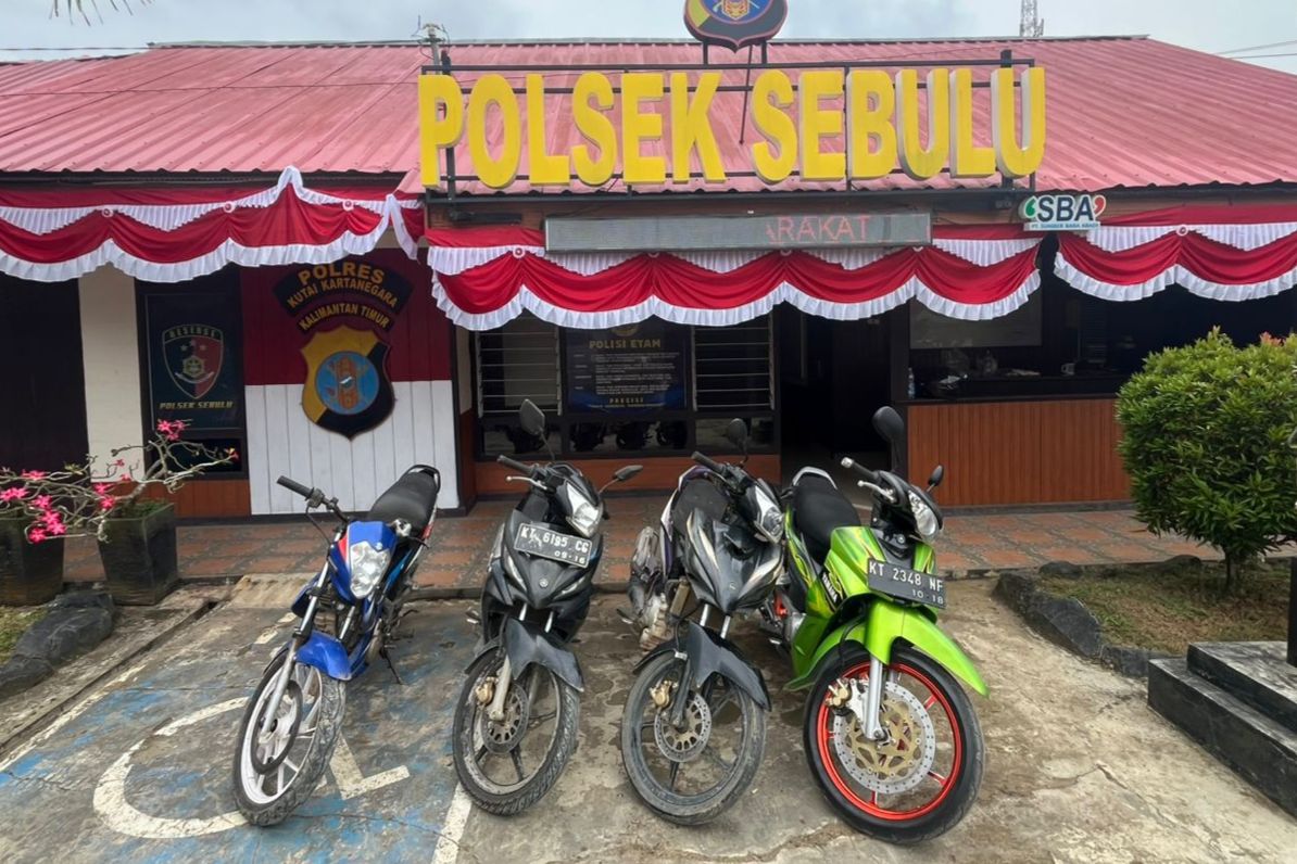 Pria Asal Kepulauan Bangka Belitung Curi 4 Motor di Sebulu, Rencana Dijual untuk Ongkos Pulang Kampung