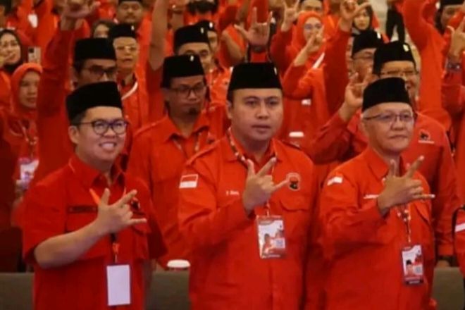 Frederick Edwin Jabat Ketua DPC PDI Perjuangan Kutai Barat