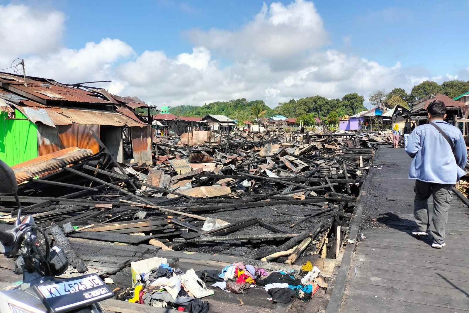 Sedikitnya 26 Rumah Warga Jadi Abu dalam Kebakaran di Sungai Kuyang