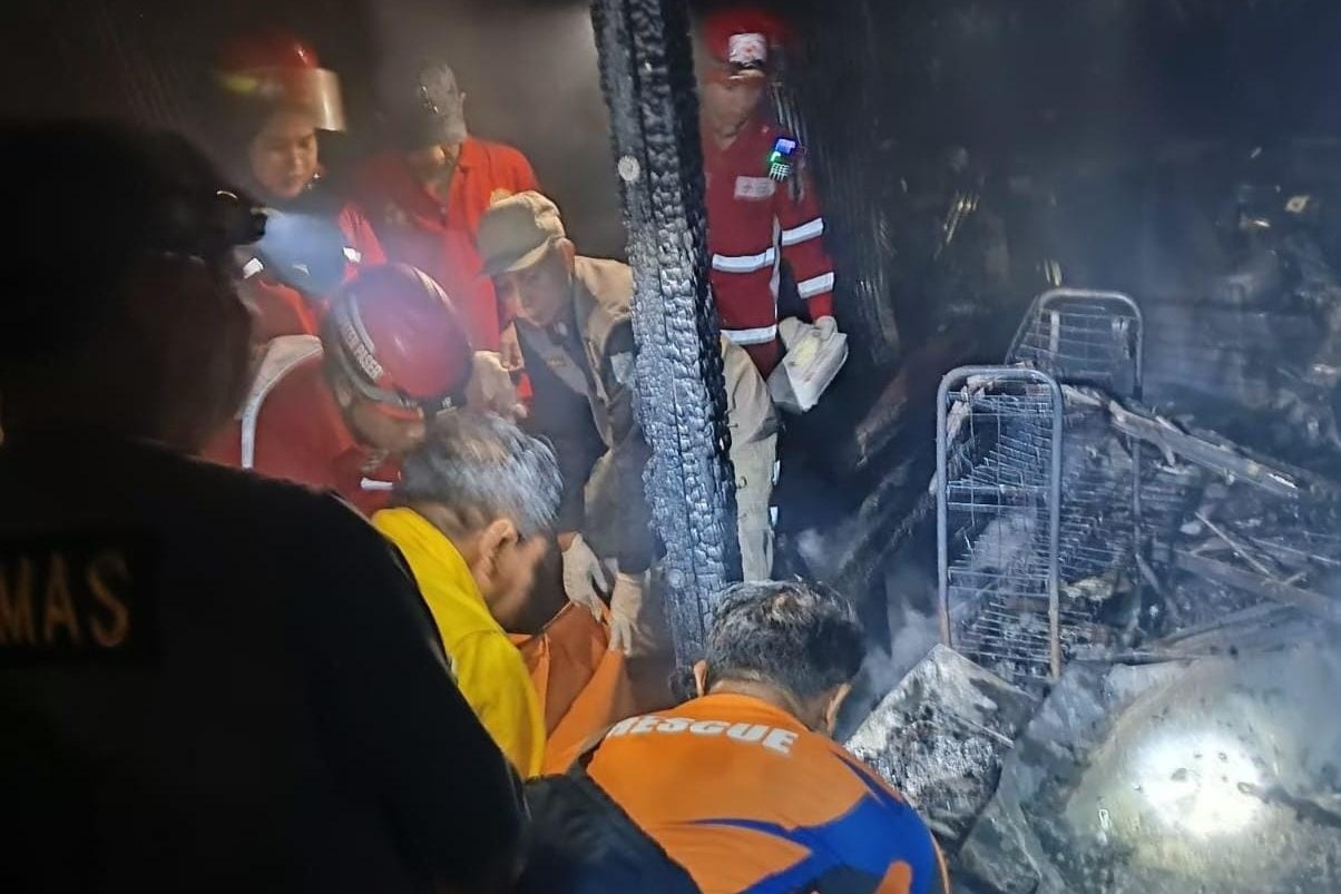 Nenek dan Cucu Tewas Terjebak Kebakaran di Jalan RA Kartini Tanah Grogot