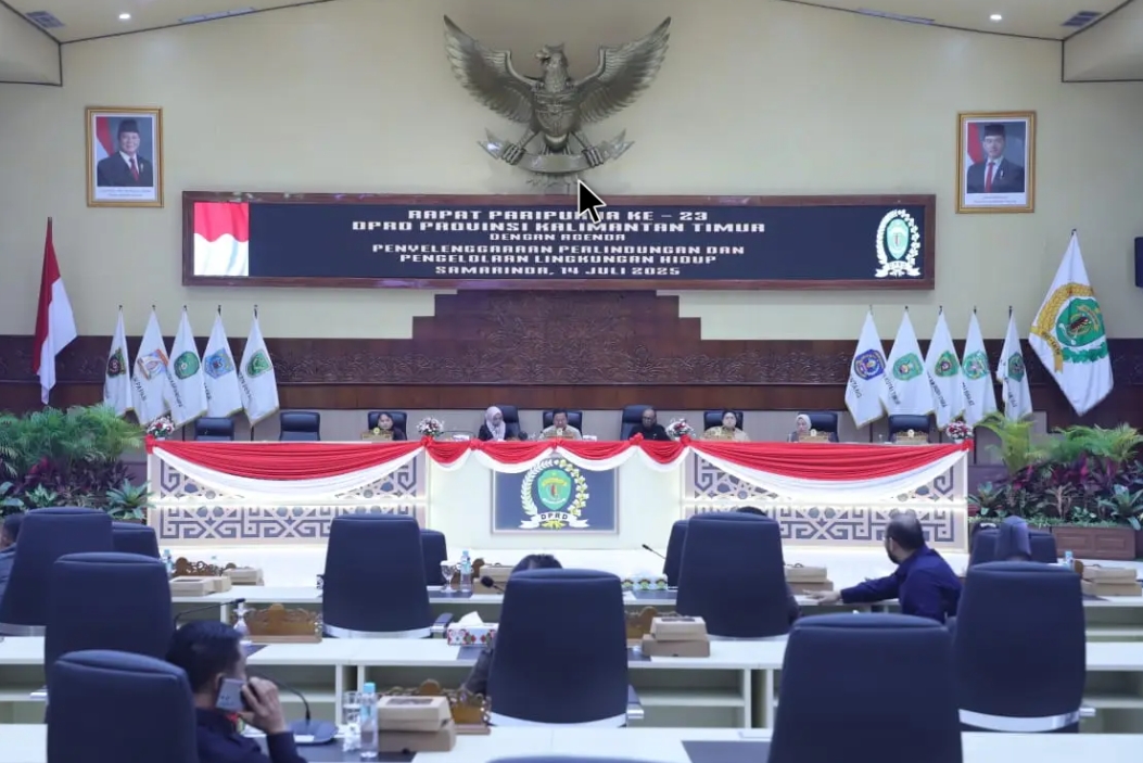 Rapat Paripurna ke-23 DPRD Kaltim Bahas Dua Raperda Strategis: Pendidikan dan Lingkungan Hidup