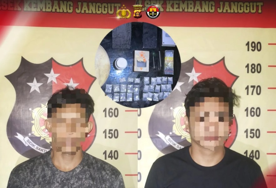 Simpan 28 Poket Sabu di Rice Cooker, Dua Pemuda Kembang Janggut Ditangkap