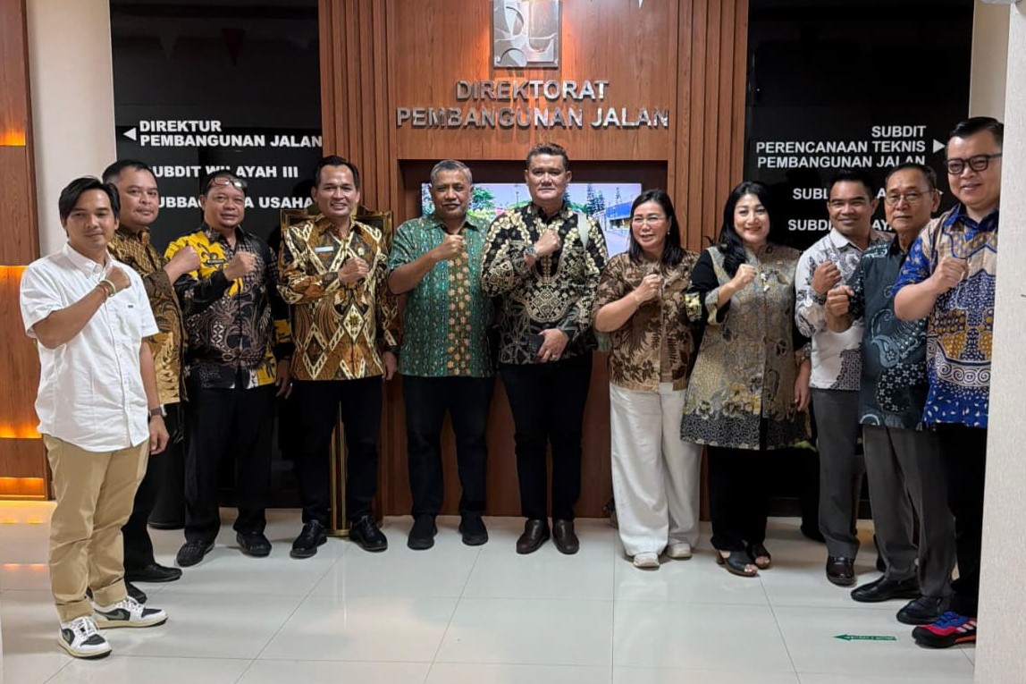 Perjuangkan Jalan Menuju Perbatasan, Komisi III DPRD Mahulu Datangi Kementerian PUPR