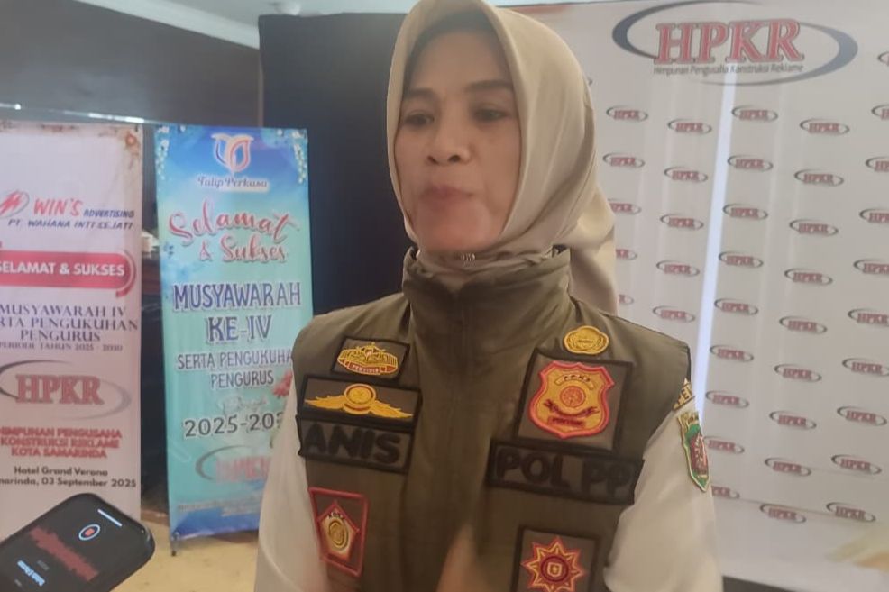 Satpol PP Siap Tegakkan Aturan Baru terkait Pemasangan Reklame di Samarinda