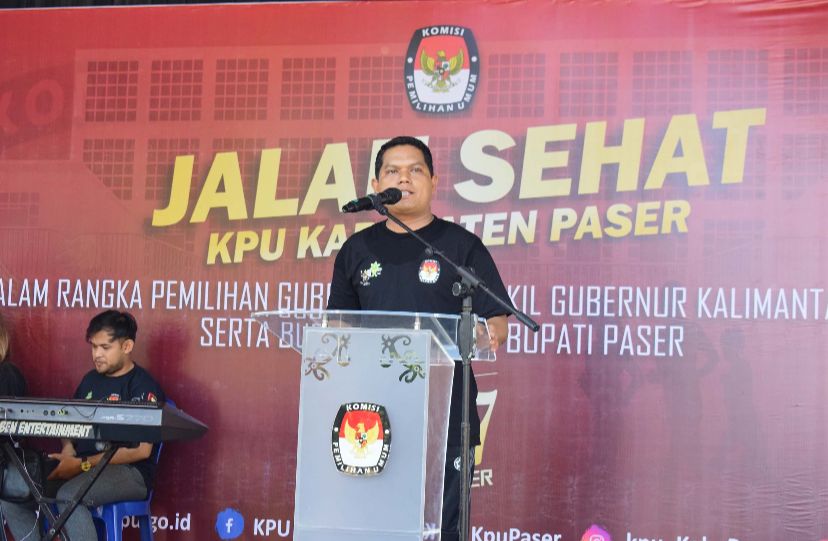 Jalan Sehat jadi Cara KPU Paser Gaet Partisipasi Pemilih