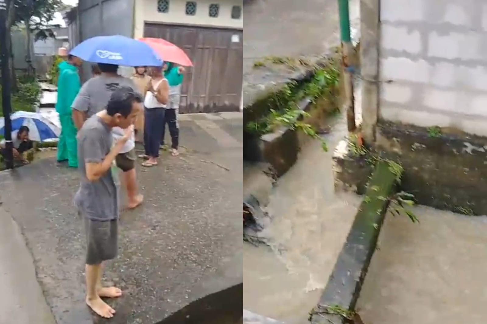 Jatuh ke Parit, Siswi SMK Terseret Arus saat Hujan Deras Mengguyur Balikpapan