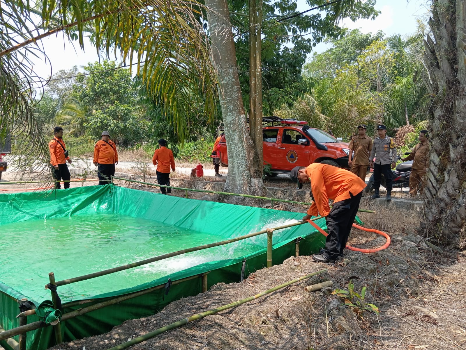 OIKN Bantu Bangun Jaringan Distribusi Air Bersih di Penajam