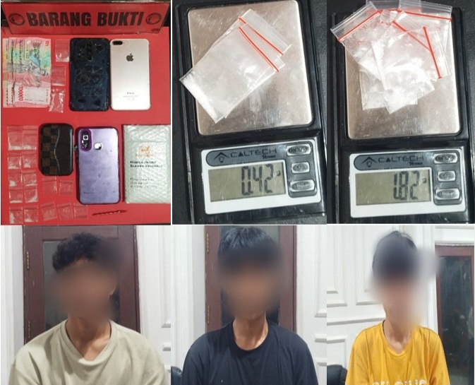 Dari Penginapan hingga Kamar, Polisi Gulung Jaringan Pengedar Sabu di Penajam 
