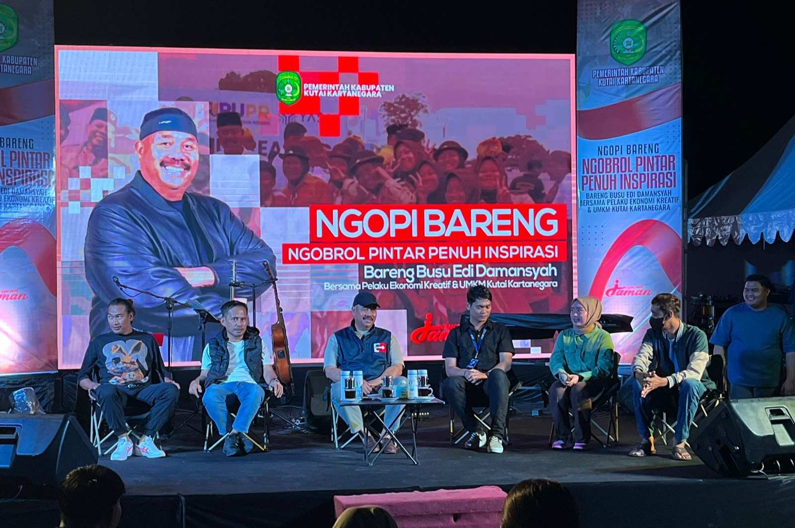 Ngopi Bareng di Titik Nol Tenggarong: Pelaku Ekraf Bongkar Tantangan Usaha di Kukar