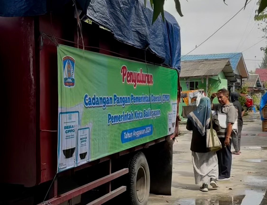 DP3 Kota Balikpapan Salurkan 40 Ton Beras Cadangan Pangan untuk Masyarakat