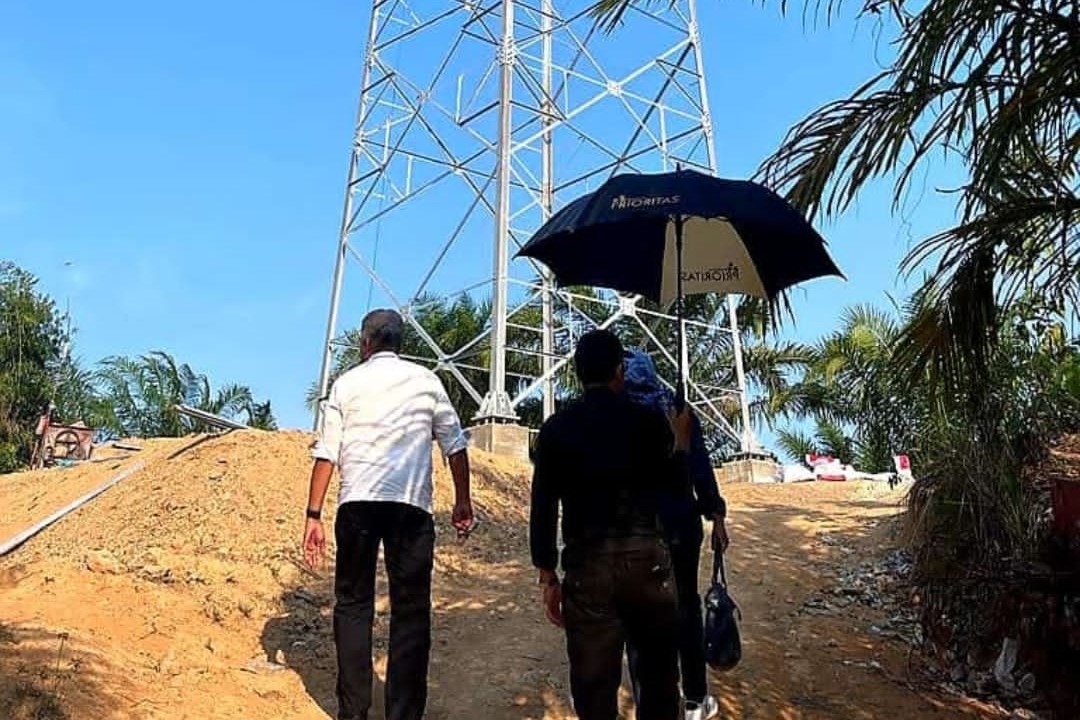 Dikebut, Tiga BTS Internet Diharap Jadi Kado HUT Kabupaten Paser
