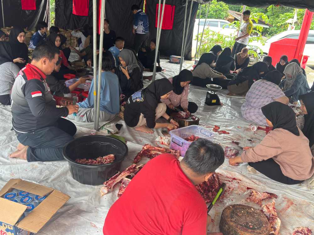 Semangat Kolaborasi PMI dan Jurnalis Kukar Wujudkan Kurban Ramah Lingkungan