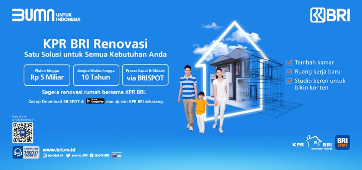 Solusi Dana Cepat Renovasi Rumah: Ambil Kredit BRI, Proses Mudah, Cicilan Hanya Rp 800 Ribuan